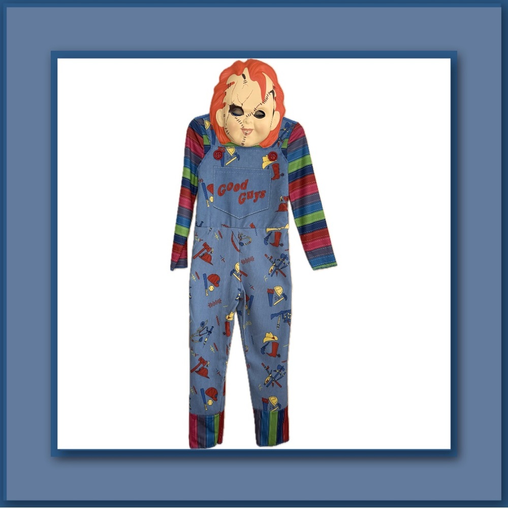 Disguise Child’s 2-Piece Chucky Halloween Costume – Size Medium